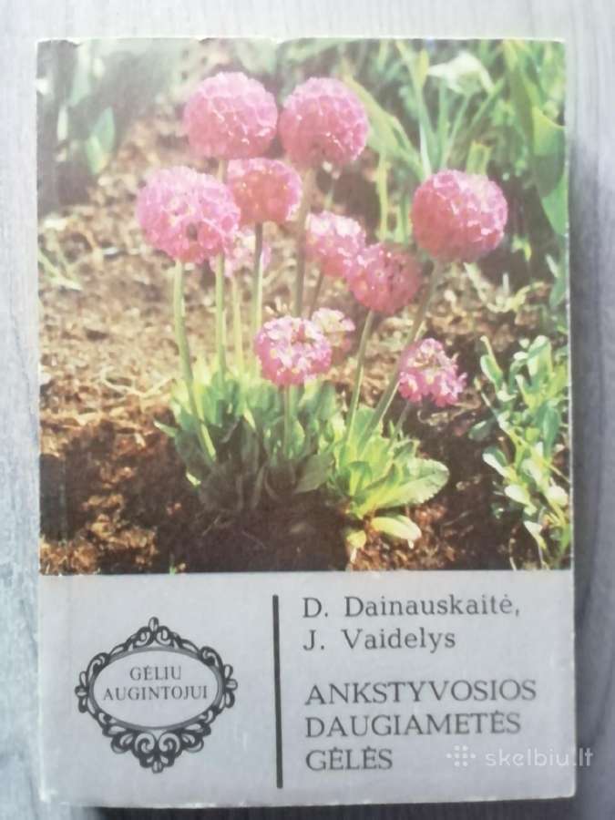Knyga Ankstyvosios daugiametes geles