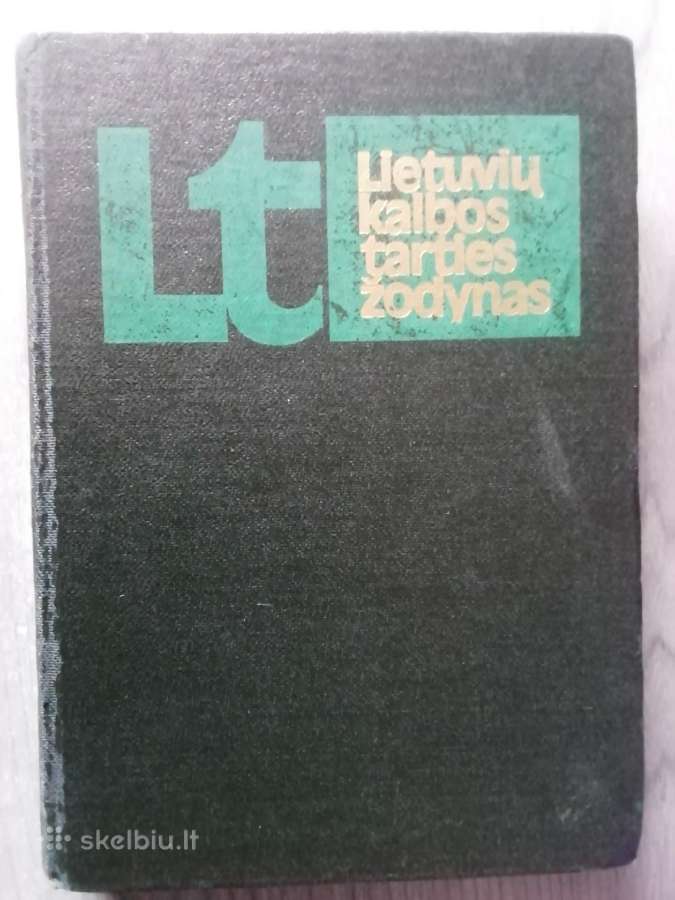 Knyga Lietuviu kalbos tarties zodynas