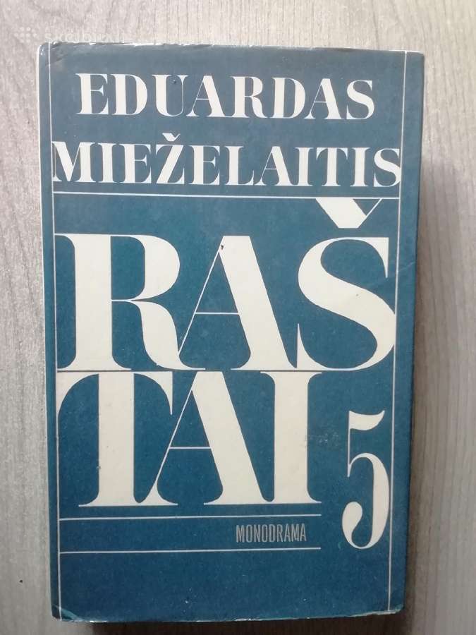 Knyga E.miezelaitis Rastai 5