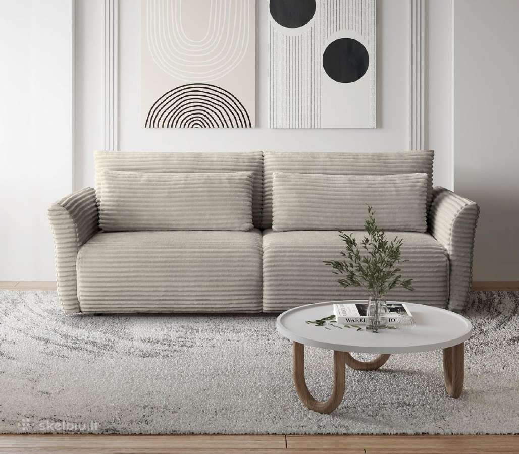 Minkšta sofa-lova su daiktadėže "Tamir"