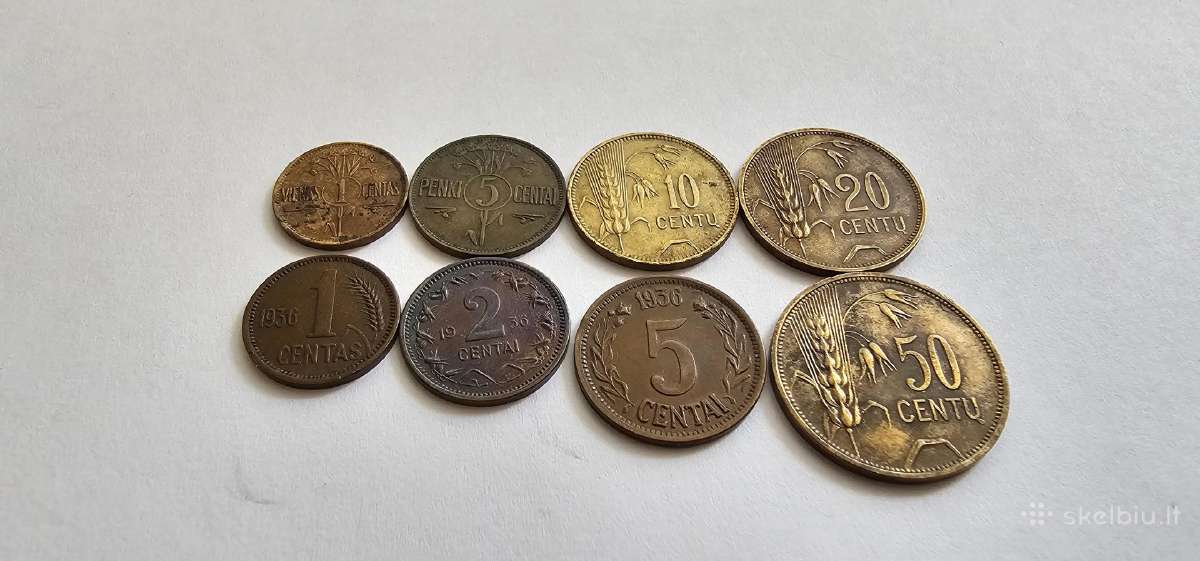 1925 1936 Lietuvos tarpukario centai - nuotraukos Nr. 2