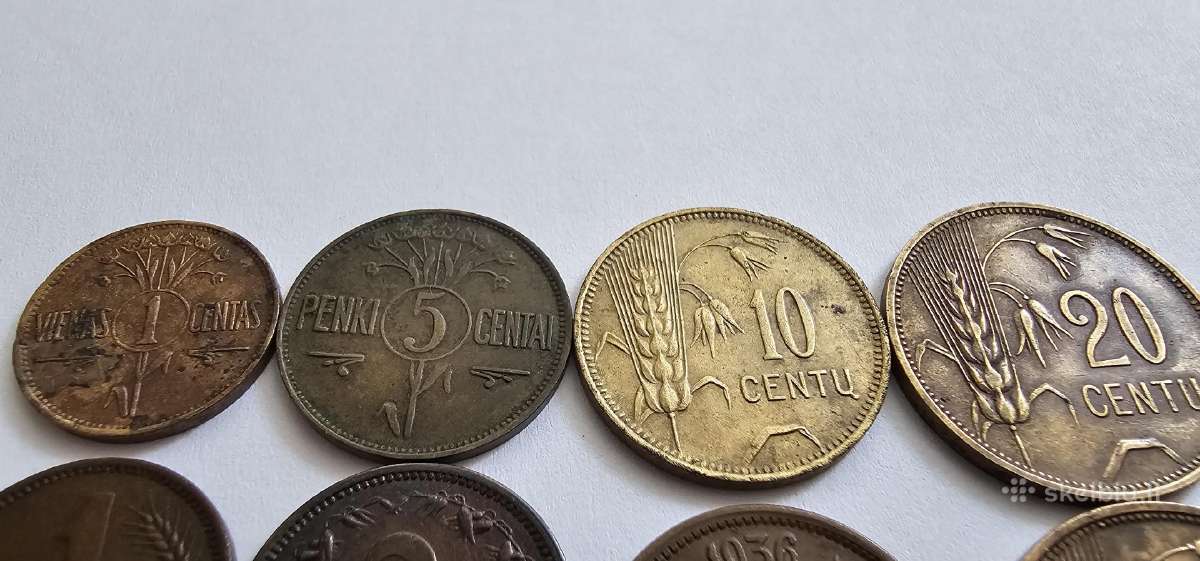 1925 1936 Lietuvos tarpukario centai - nuotraukos Nr. 4