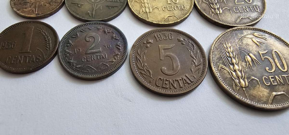 1925 1936 Lietuvos tarpukario centai - nuotraukos Nr. 5