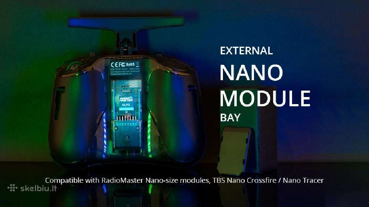 Nauji Radiomaster Pocket 2.4ghz valdymo pultai - nuotraukos Nr. 19