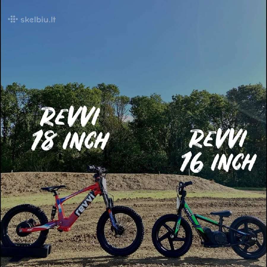 Elektriniai dviračiai 7-11 m vaikams Revvi 18 - nuotraukos Nr. 11