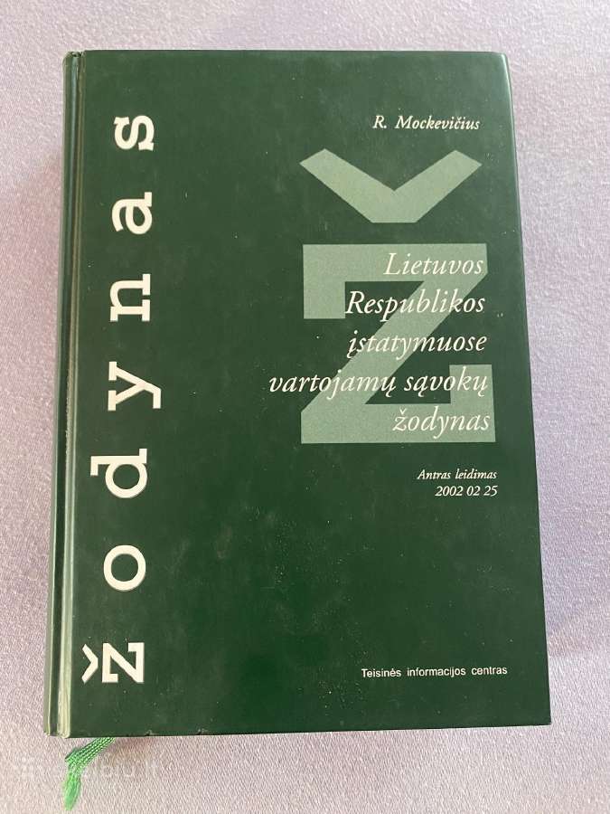 Parduodmas teisiniu terminu zodynas