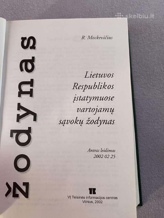 Parduodmas teisiniu terminu zodynas - nuotraukos Nr. 2