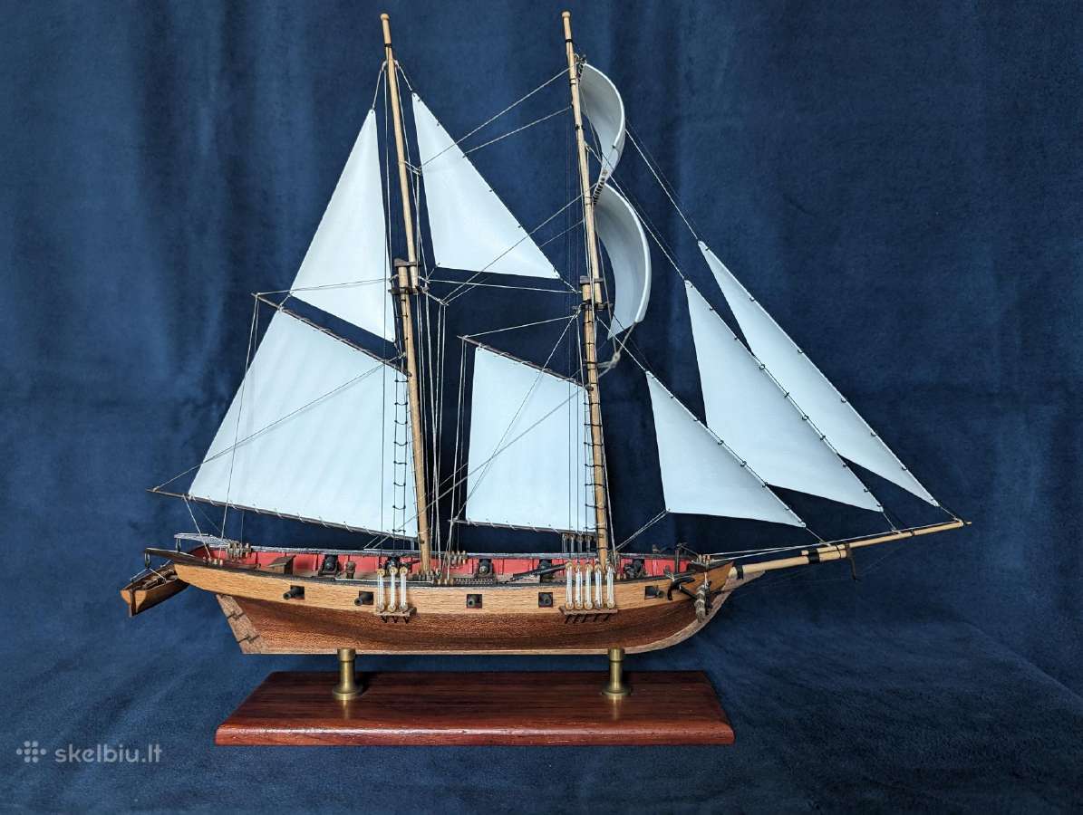 Burlaivis, laivo modelis, burinis laivas - nuotraukos Nr. 7