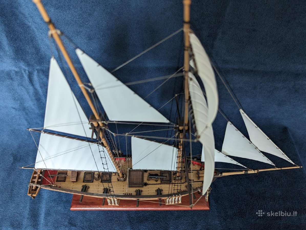 Burlaivis, laivo modelis, burinis laivas - nuotraukos Nr. 6