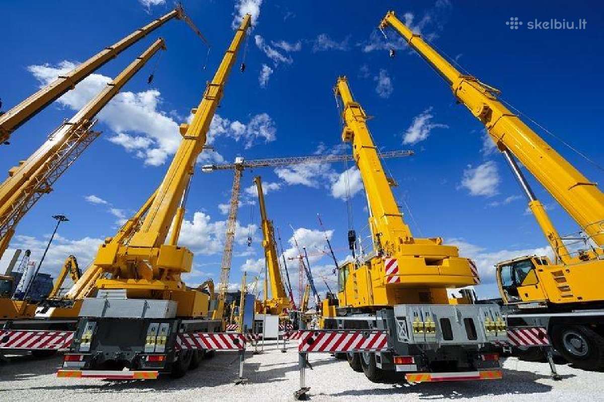 Ieškomas automobilinio krano operatorius