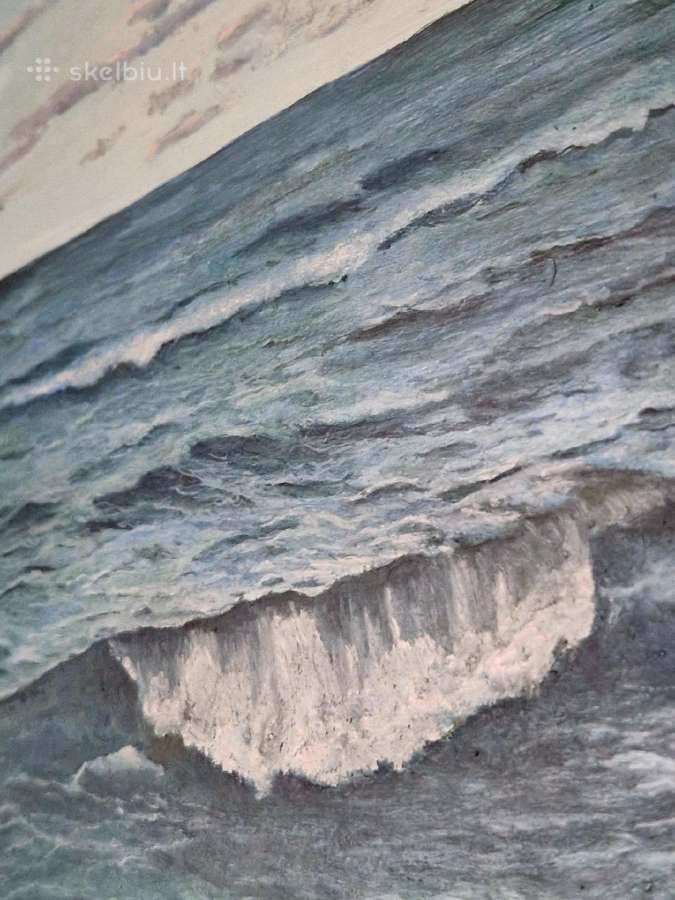 Paveikslas. Petras Murmokas "Jūra" 1987 - nuotraukos Nr. 2