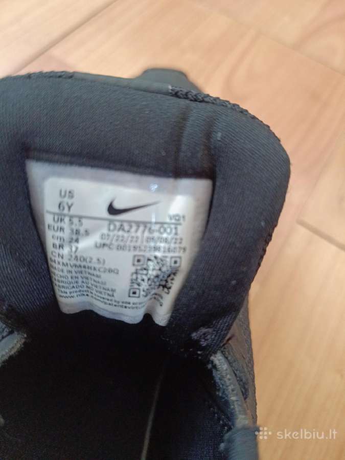 Labai mažai nešioti 38,5 dydž. Nike kedai - nuotraukos Nr. 4