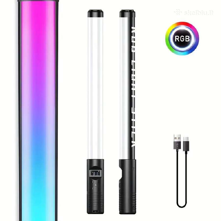 LED Foto Lempa fotografavimui 49cm nauja