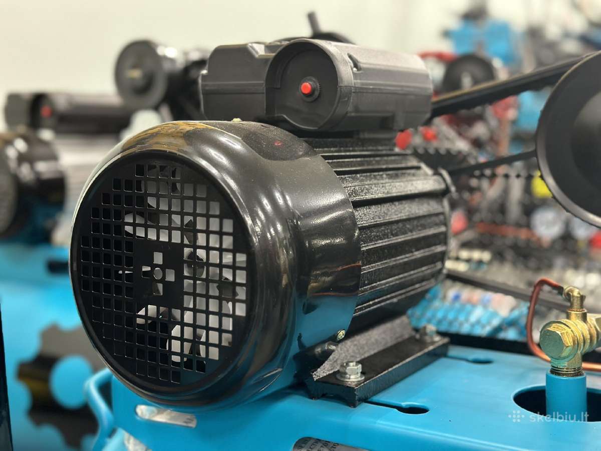 Oro kompresorius Gtm 3 cil. 100l 3kw 600l/min 220v - nuotraukos Nr. 4