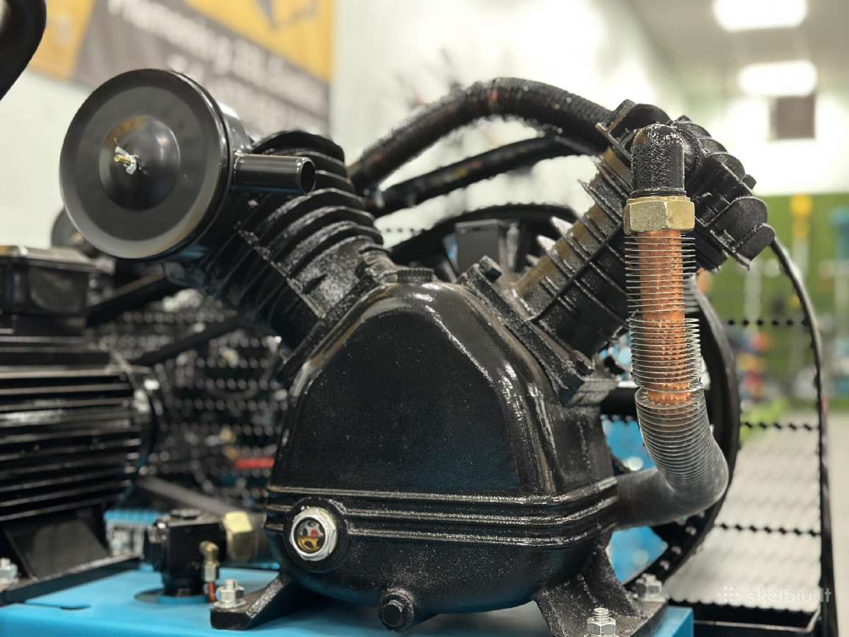 Oro kompresorius Gtm 2cil. 120l 800l/min 380v - nuotraukos Nr. 4