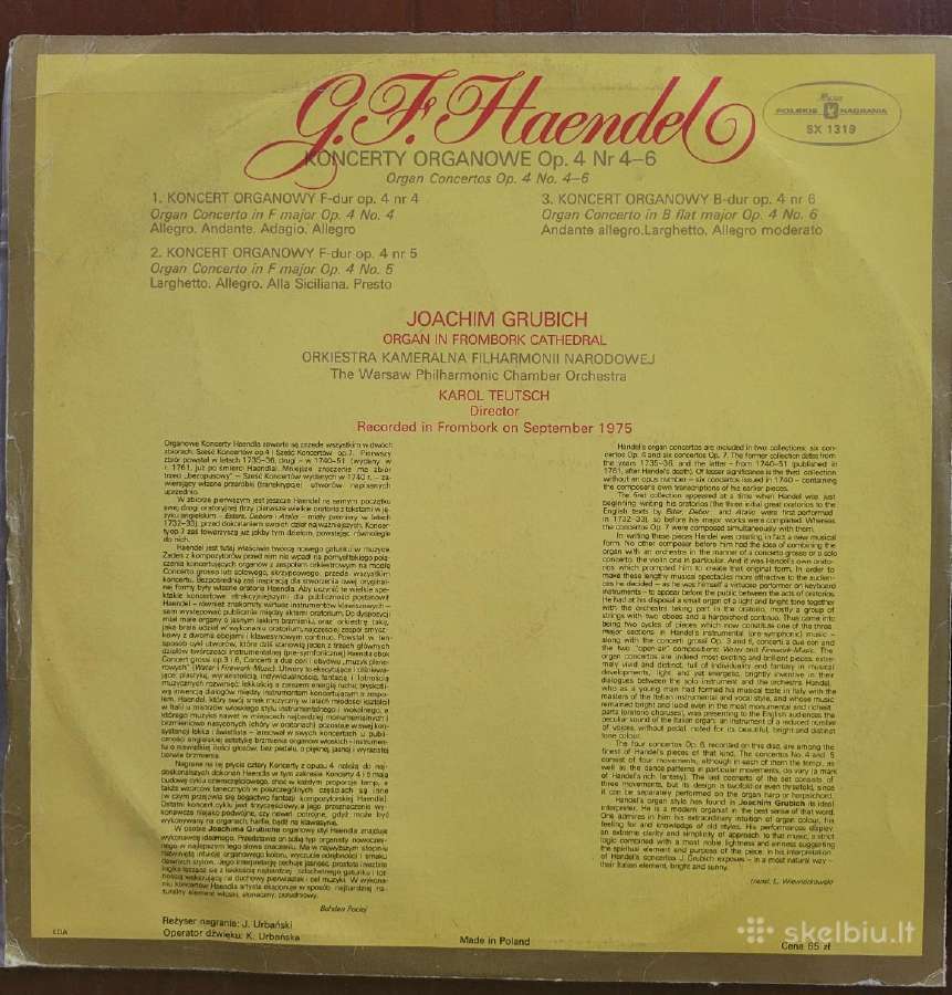 Klasikinės muzikos plokštelės - nuotraukos Nr. 4
