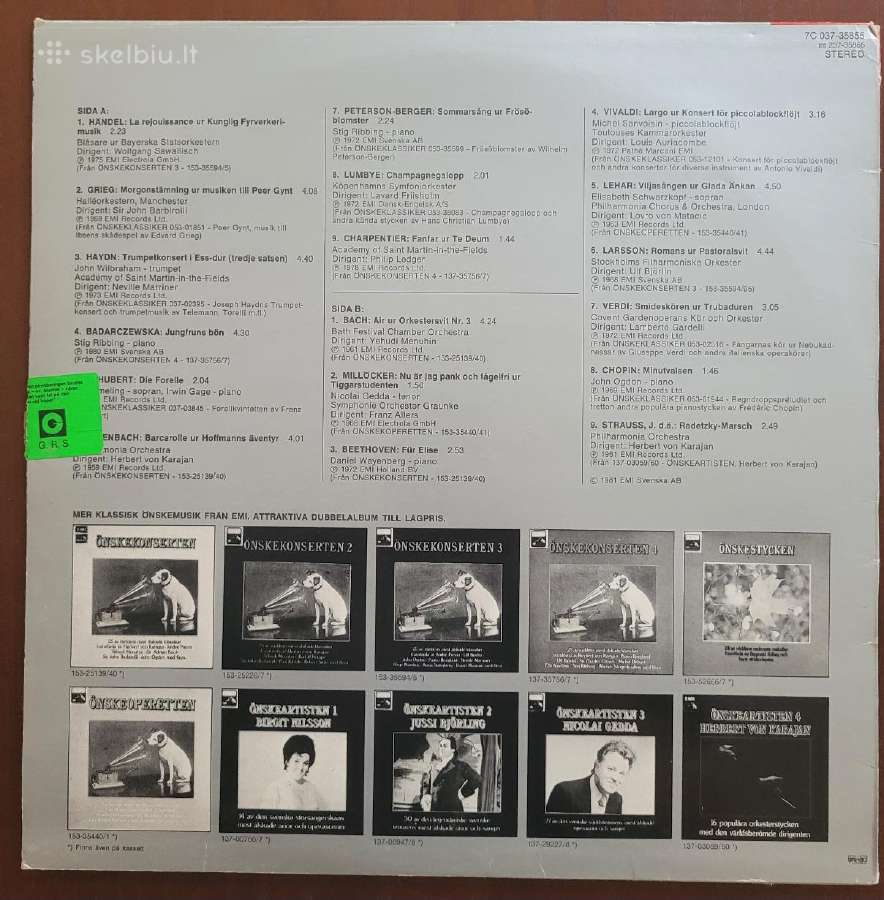 Klasikinės muzikos plokštelės - nuotraukos Nr. 27