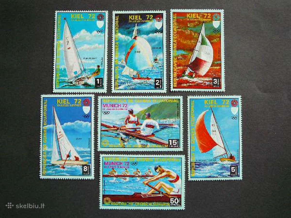 Olimpines Burlaiviai Ekv. Gvineja Mnh ekv325