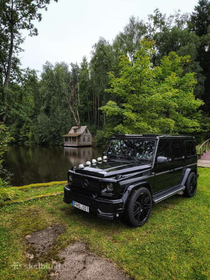Automobilio Nuoma Vestuvems Mercedes G-geliko