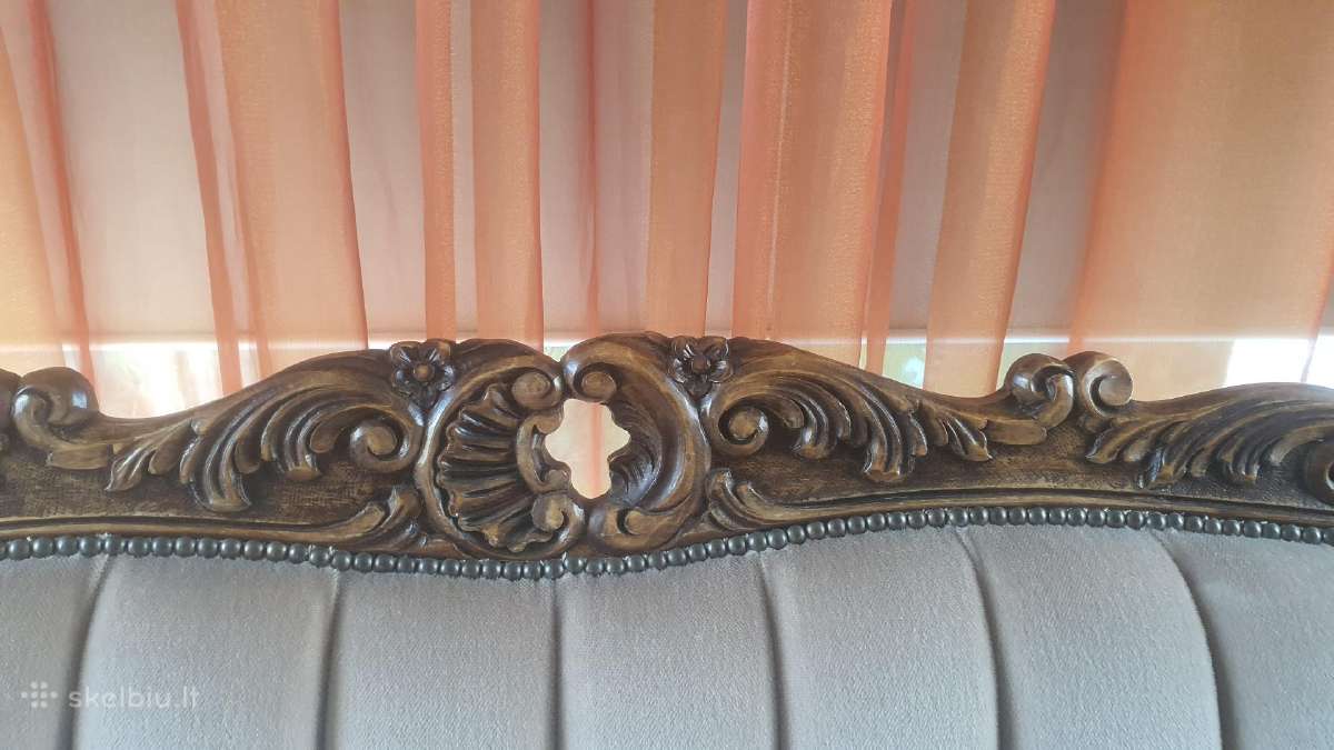 Trivietė klasikinė sofa - nuotraukos Nr. 4