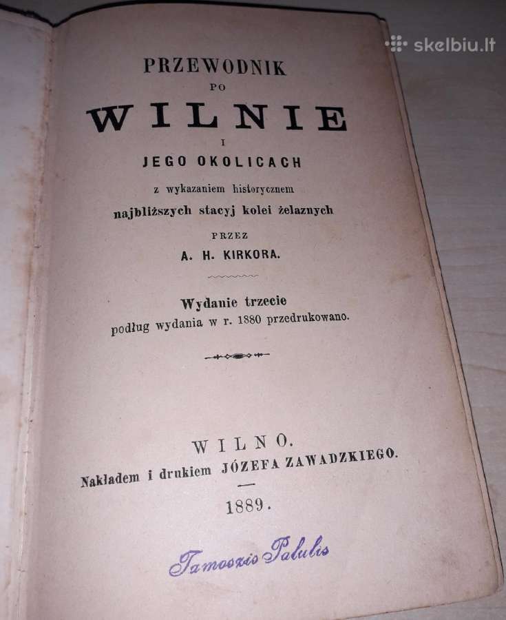 A.h.kirkora. Przewodnik po Wilnie i jego okolicach - nuotraukos Nr. 4