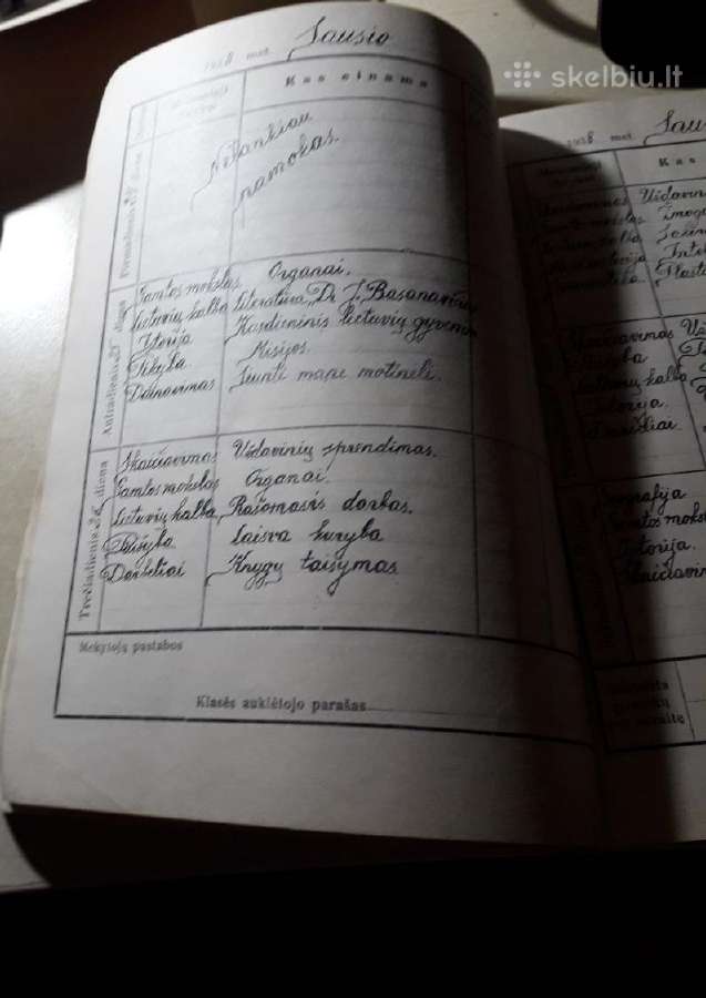 Mokinio dienynas 1937/8 mokslo metams - nuotraukos Nr. 3