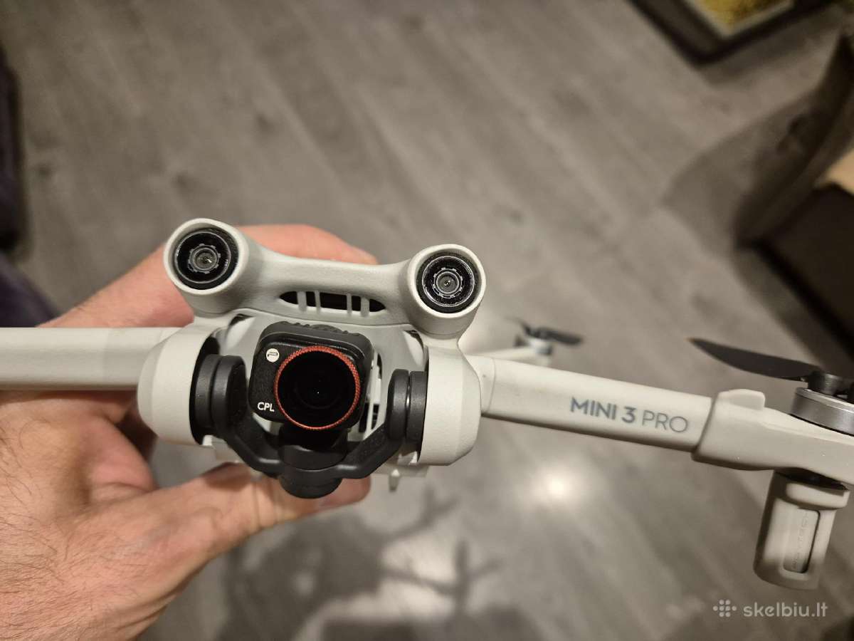 Dji Mini 3 Pro Fly More Combo Pol filtras Kojeles - Skelbiu.lt