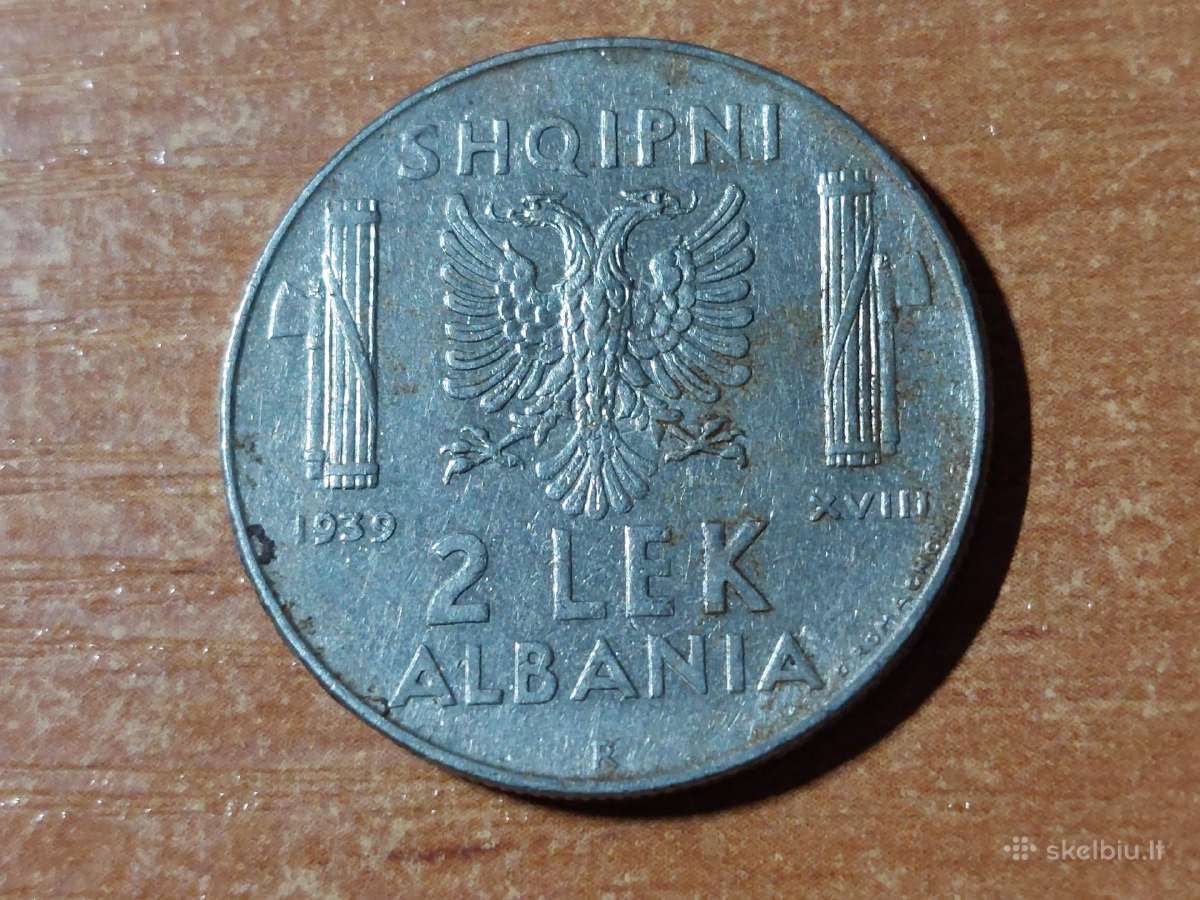 Albanija 2 lek 1939