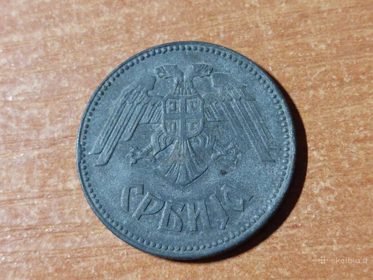 Serbija 10 dinara 1943 - nuotraukos Nr. 2