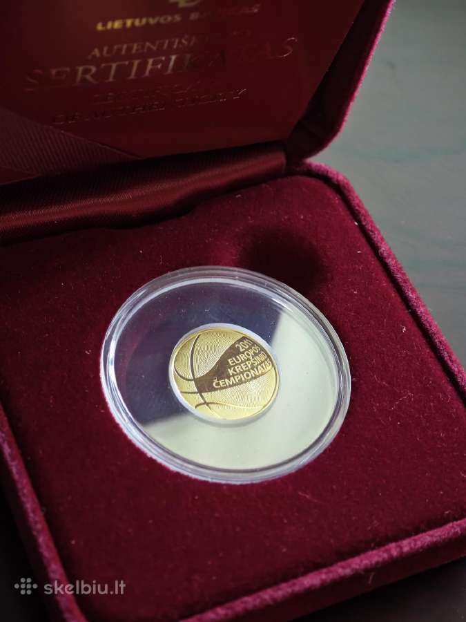 2011 Krepšinio auksinė 50 litų