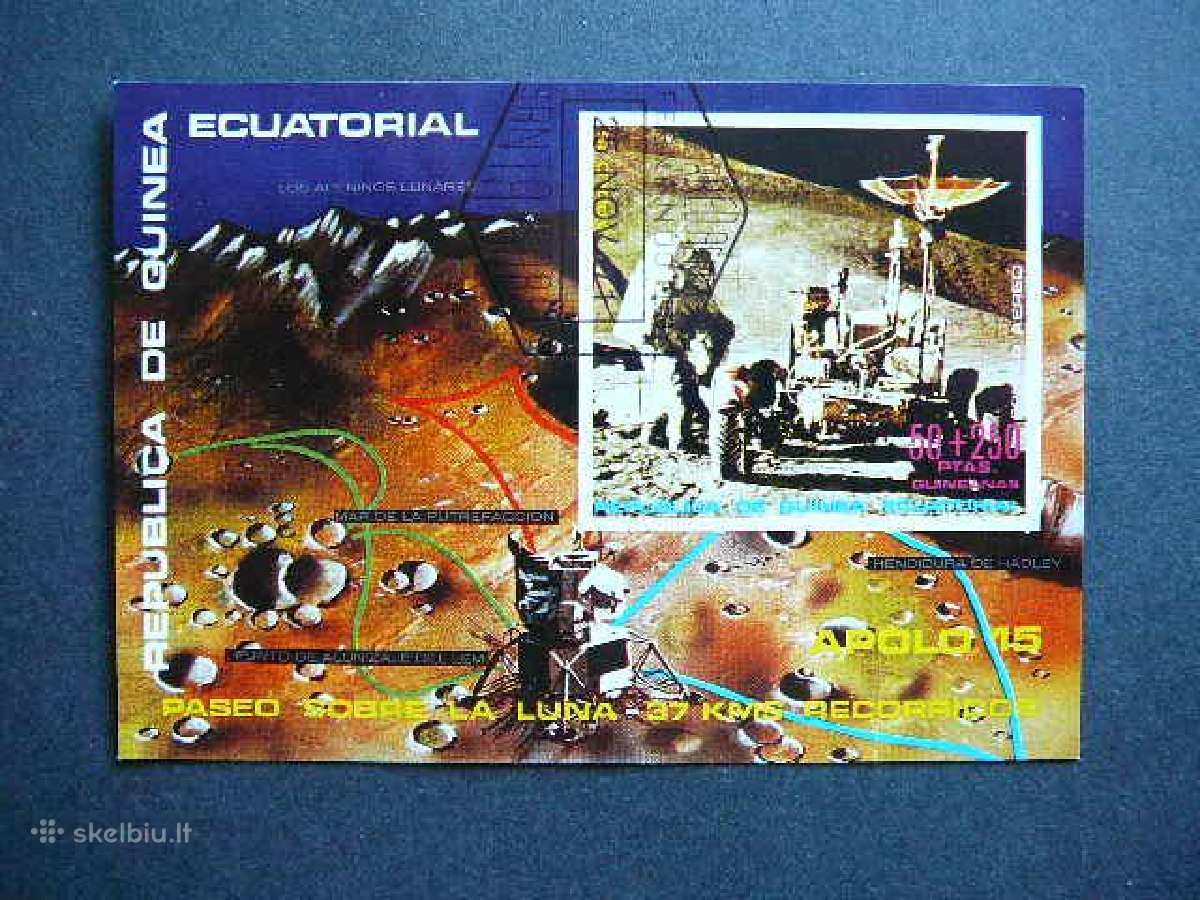 Kosmosas Apollo 15 Ekv. Gvineja 1971 antsp. ekv391