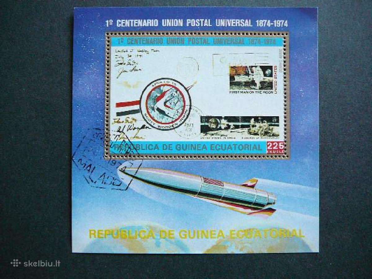 Kosmosas Ekv. Gvineja 1974 antsp. ekv392