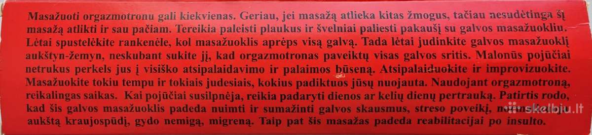 Galvos masažuoklis - nuotraukos Nr. 3