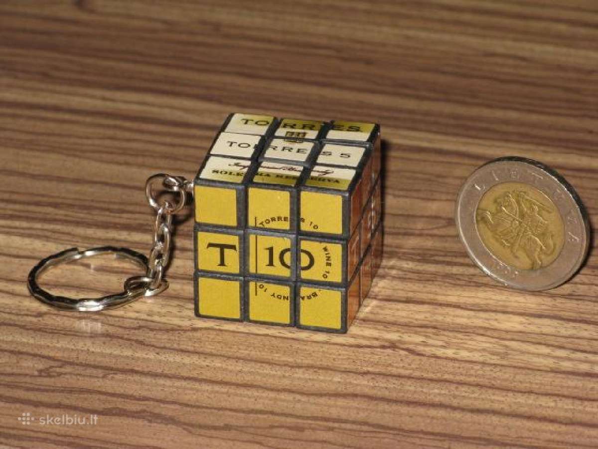 Raktų pakabukas rubikas kubikas