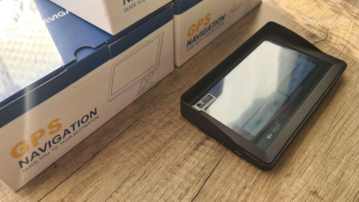 Nauja navigacija sunkvežimiui 7colių Europa 16gb