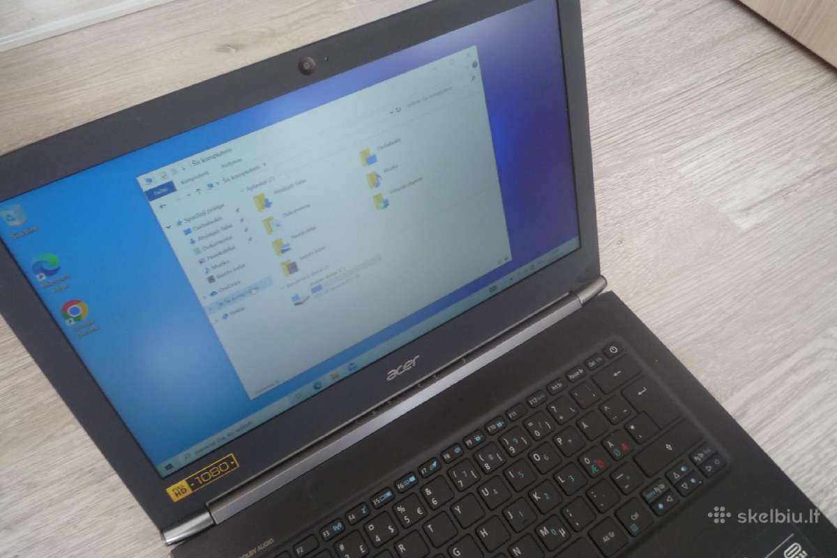 Acer Aspire S13 N16c4 i3-6100u/ 256gb/ 4gb/ HD 520 - nuotraukos Nr. 7