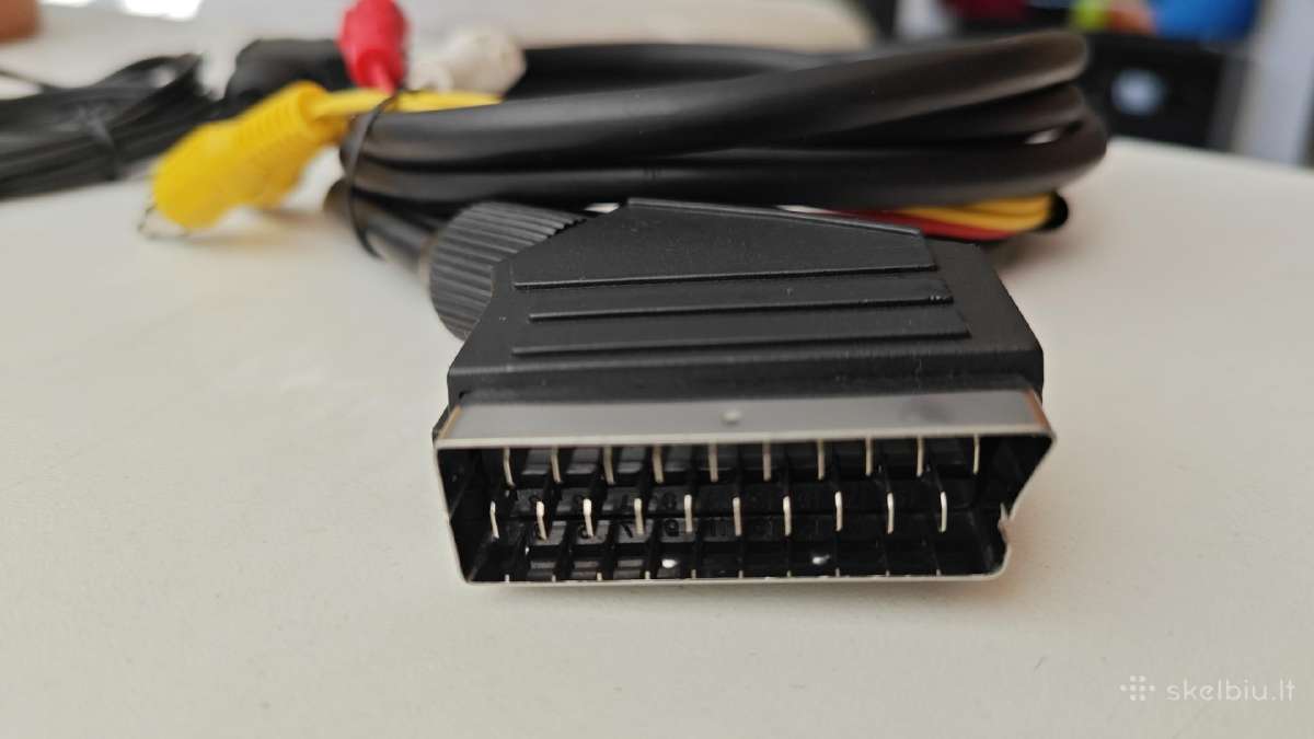 4x Rca - Scart kabeliai - nuotraukos Nr. 3