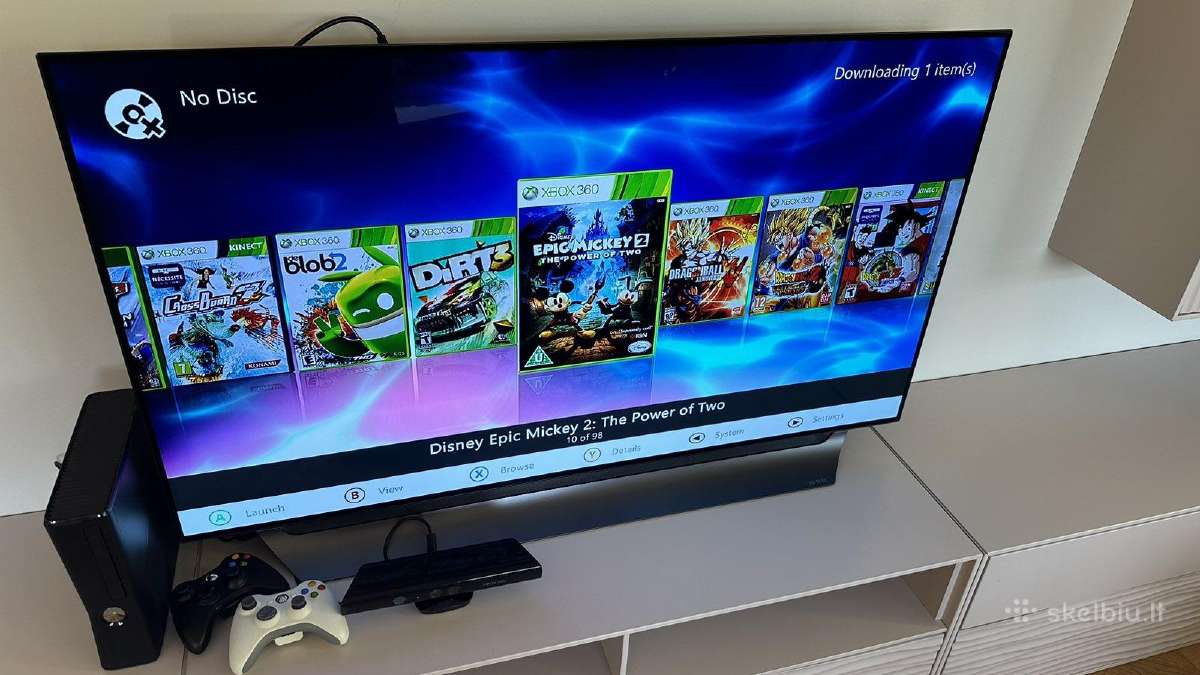 12mėn Garantija Xbox 360 su Kinect ir 2 pultais - nuotraukos Nr. 17