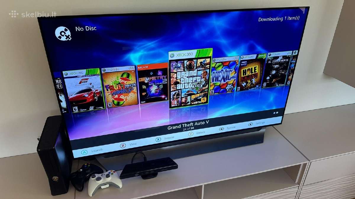 12mėn Garantija Xbox 360 su Kinect ir 2 pultais - nuotraukos Nr. 18