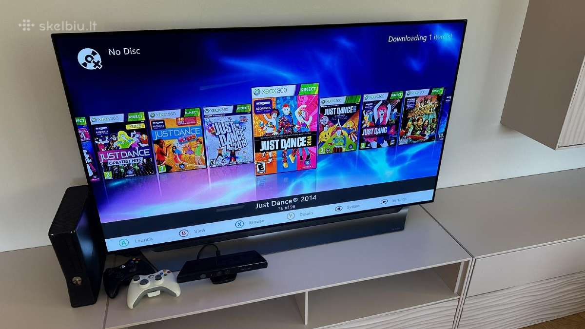 12mėn Garantija Xbox 360 su Kinect ir 2 pultais - nuotraukos Nr. 19