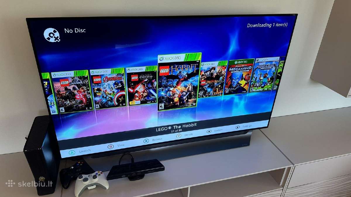 12mėn Garantija Xbox 360 su Kinect ir 2 pultais - nuotraukos Nr. 20