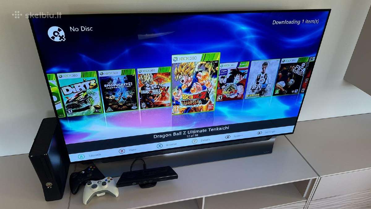 12mėn Garantija Xbox 360 su Kinect ir 2 pultais - nuotraukos Nr. 4