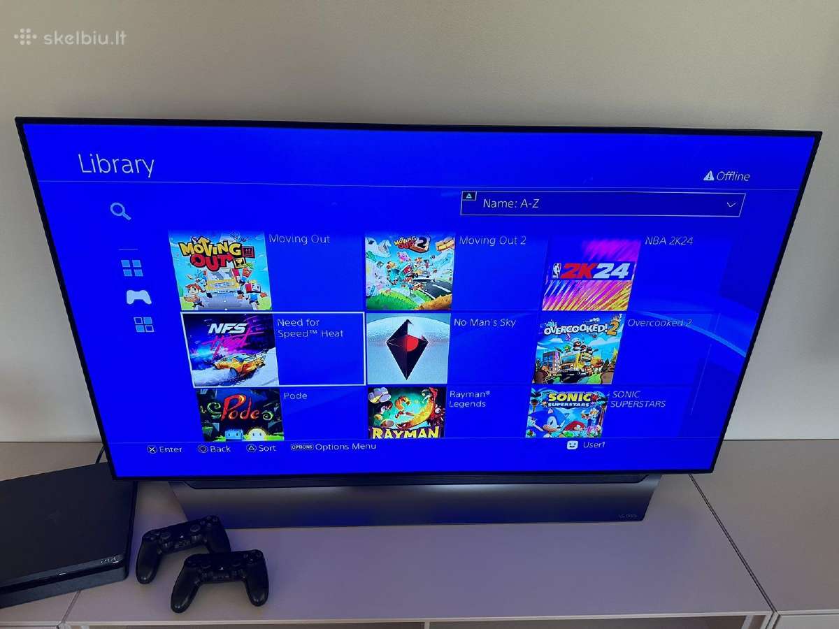 Su Garantija Atrištas Sony Ps4 1tb du pultai - nuotraukos Nr. 6