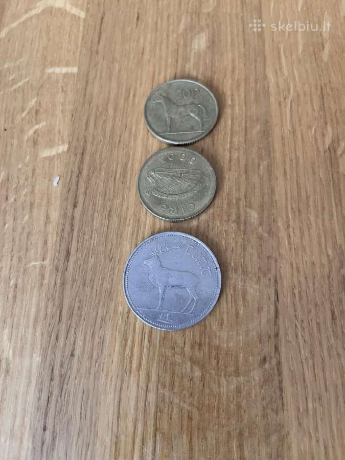 Kolekcinės Airiškos monetos