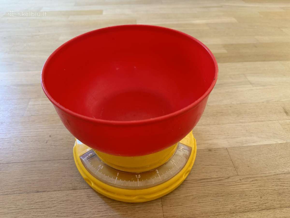 Vintažinės buitinės svarstyklės “plasta iki 3 kg