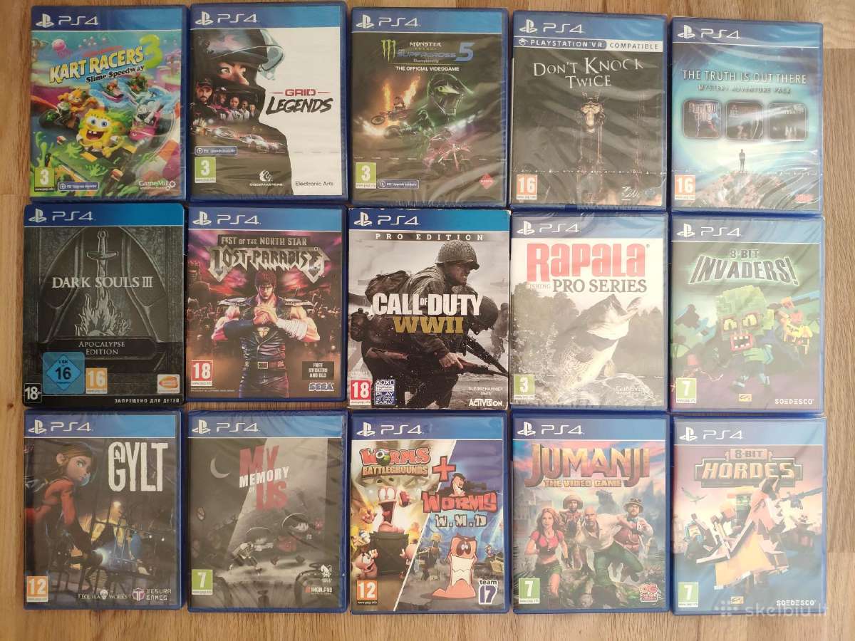 Playstation 4 -5 zaidimai, nauji, naudoti. - nuotraukos Nr. 8