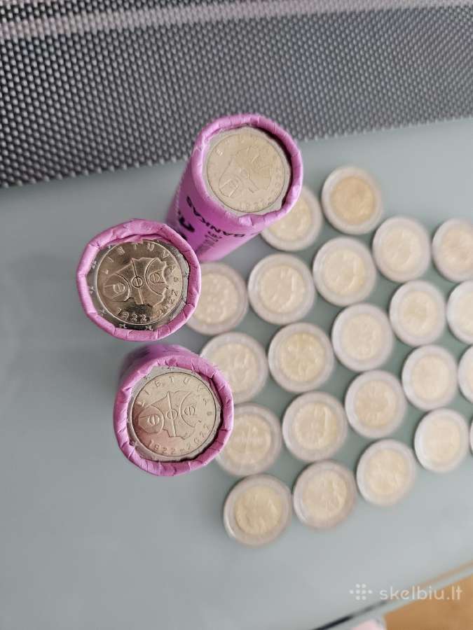 Naujos Monetos 2 Eur Lietuvos krepšinio 100-metis - nuotraukos Nr. 3