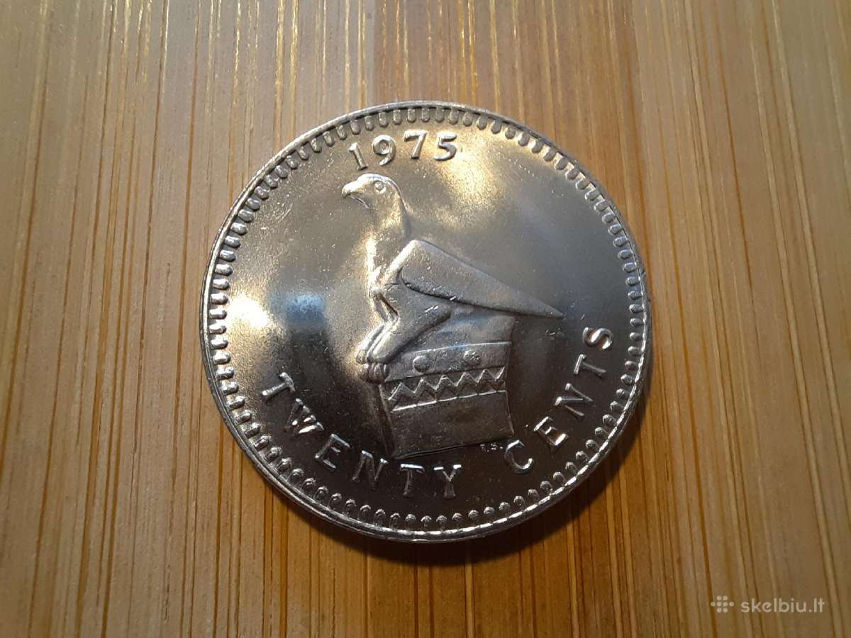 25 centai 1975 - Rhodesia - Bankinis stovis