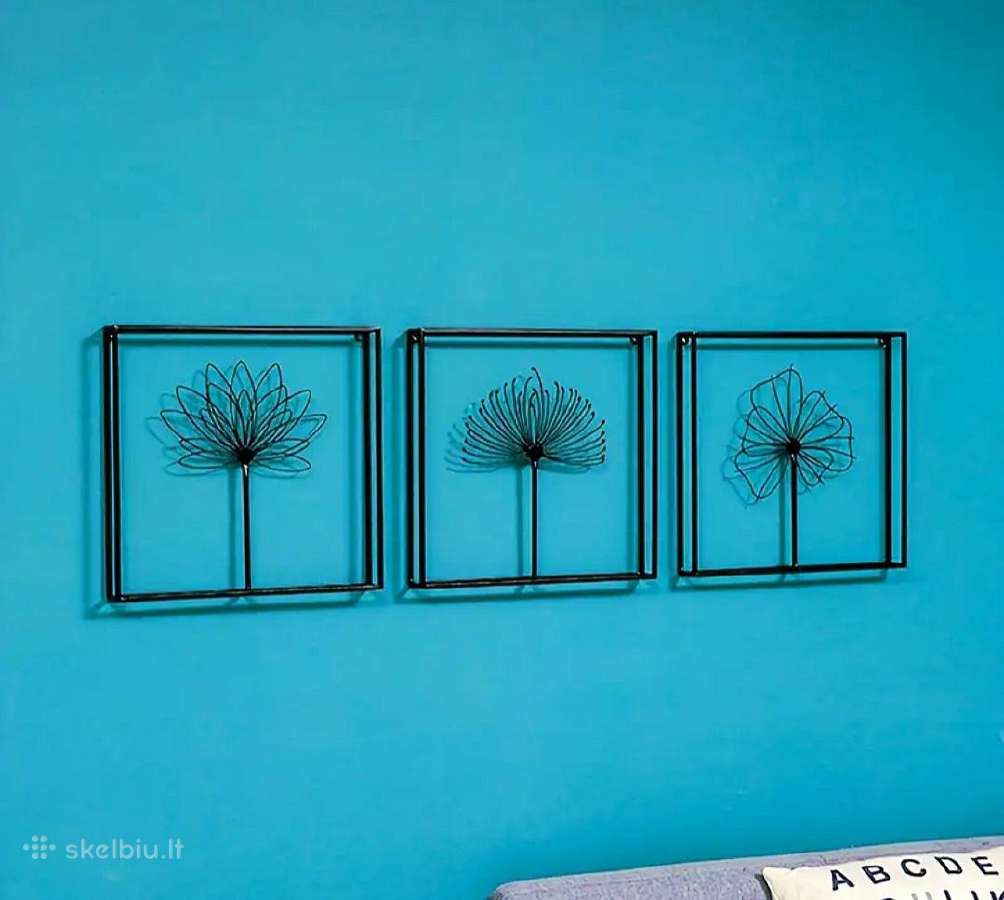 Metalinės sienos dekoracijos, paveikslai, 3D - nuotraukos Nr. 6