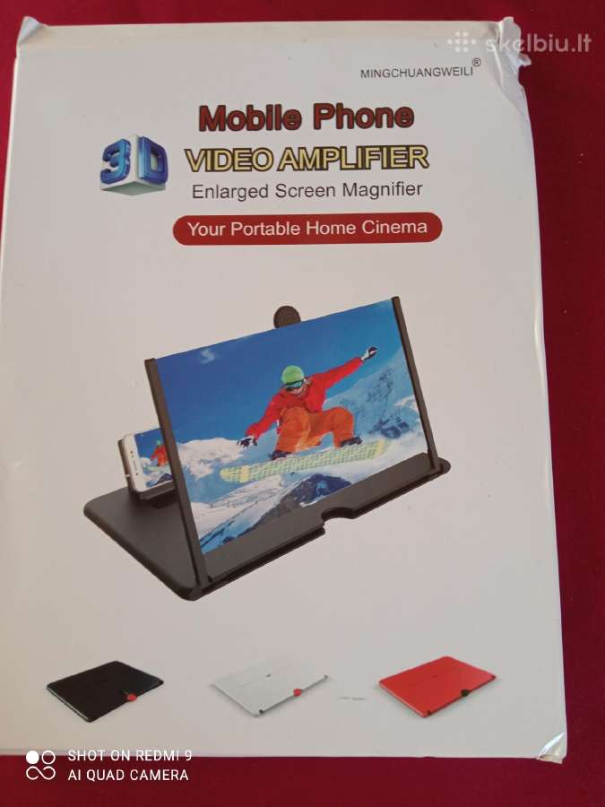 Mobilio tel. ekrano padidinimas